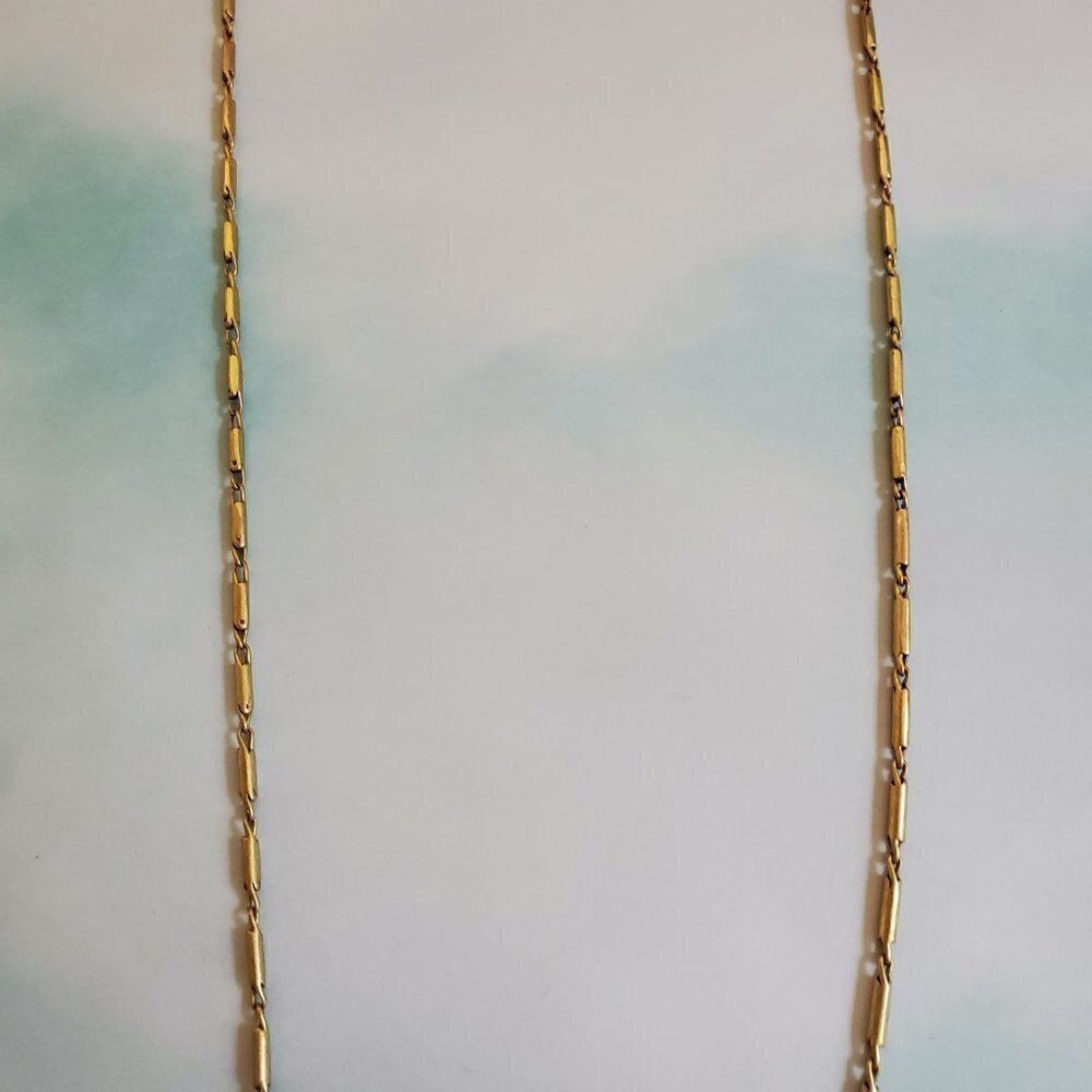 ✨ J.Crew Opal Rhinestones Tassel Crystal Fringe Necklace ✨ - Picture 8 of 9